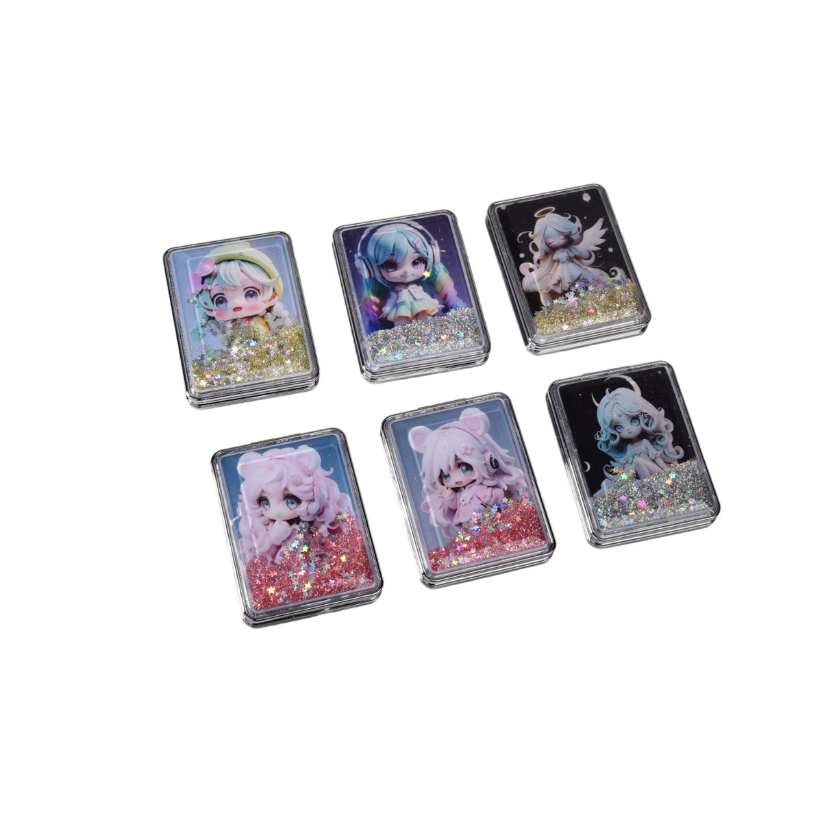 espejo plastico cuadrado cartera dim:6cm
