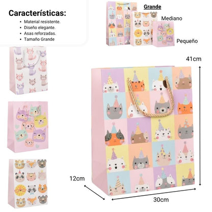 BOLSA REGALO L QZGZD-384A-3 DIM:30X41,5X12CM