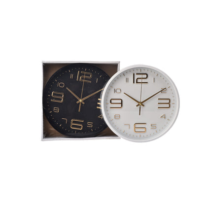 RELOJ DE PARED DIM:25X25X3
