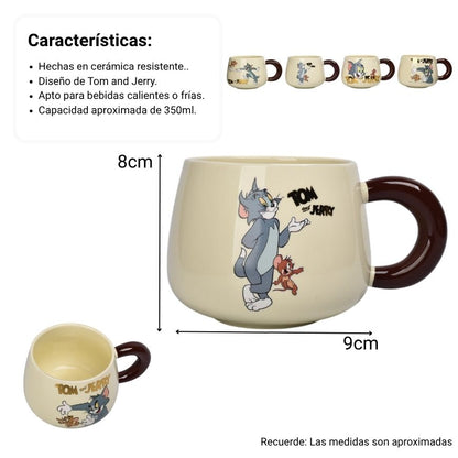 MUG POCILLO CERAMICA PERSONAJE 350ML DIM:11X8X8