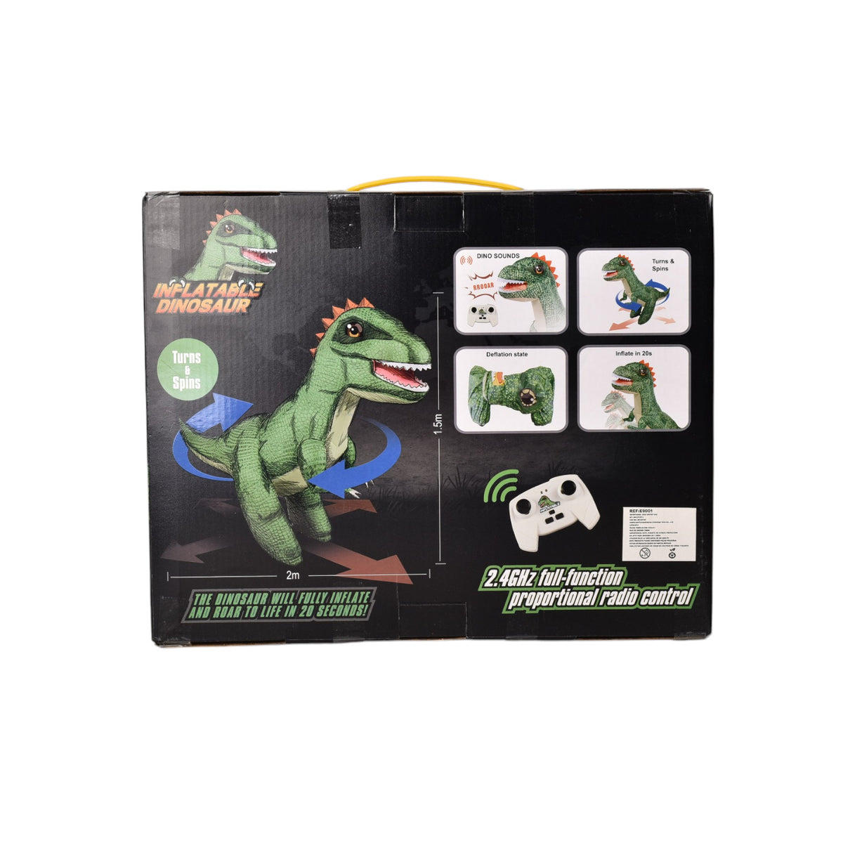 juguete dinosaurio con control remoto plastico