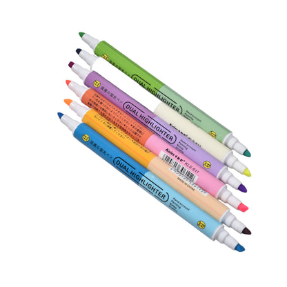 RESALTADOR X 6 PCS DOBLE PUNTA