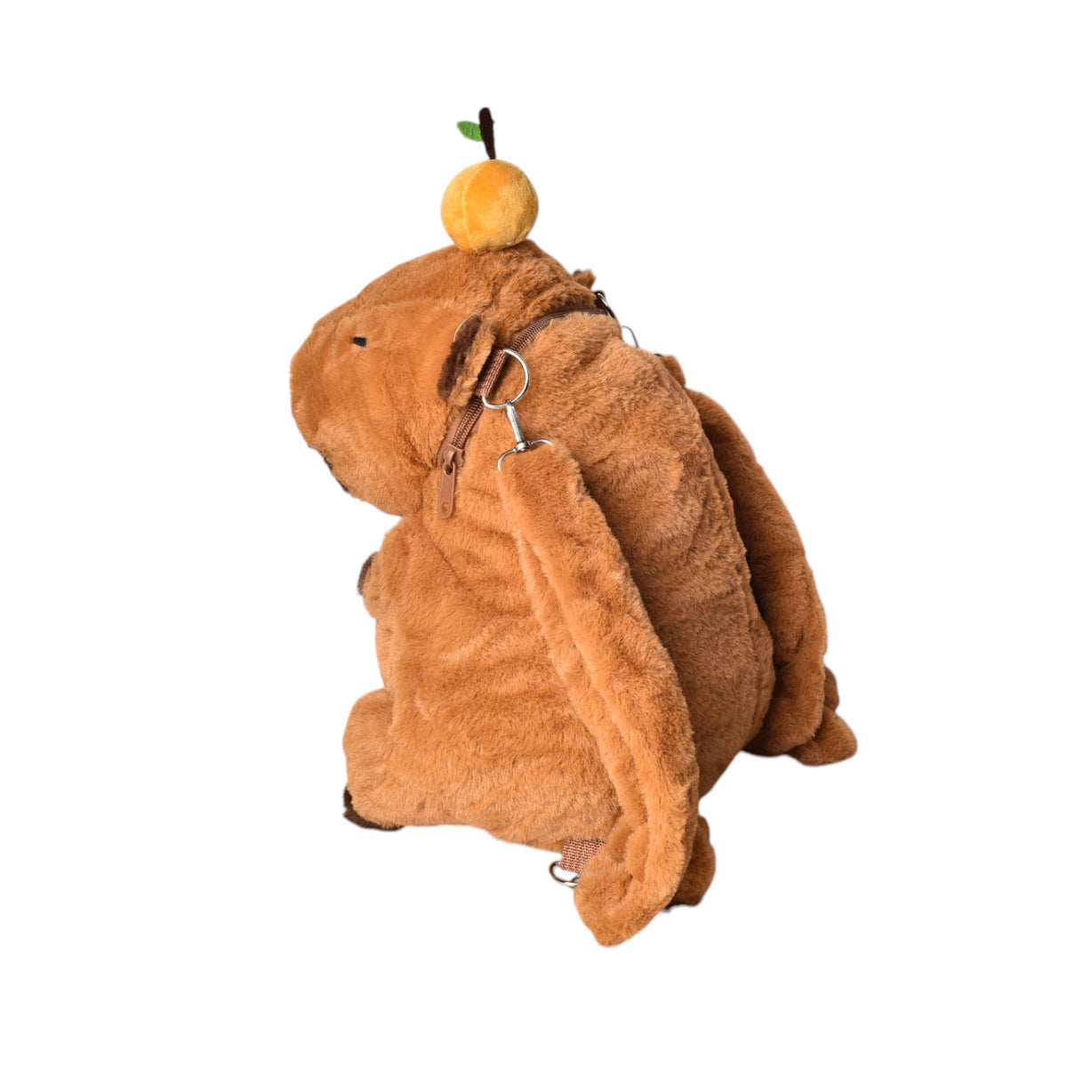 maleta morral bolso pequeño infantil para niña cafe capybara