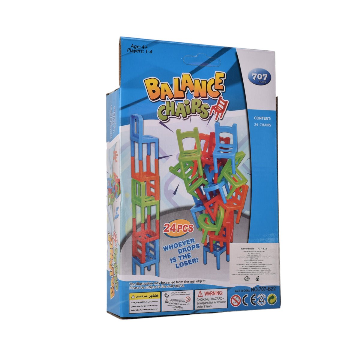 juego de mesa equilibrio sillas balanceo dim: 19x15x4