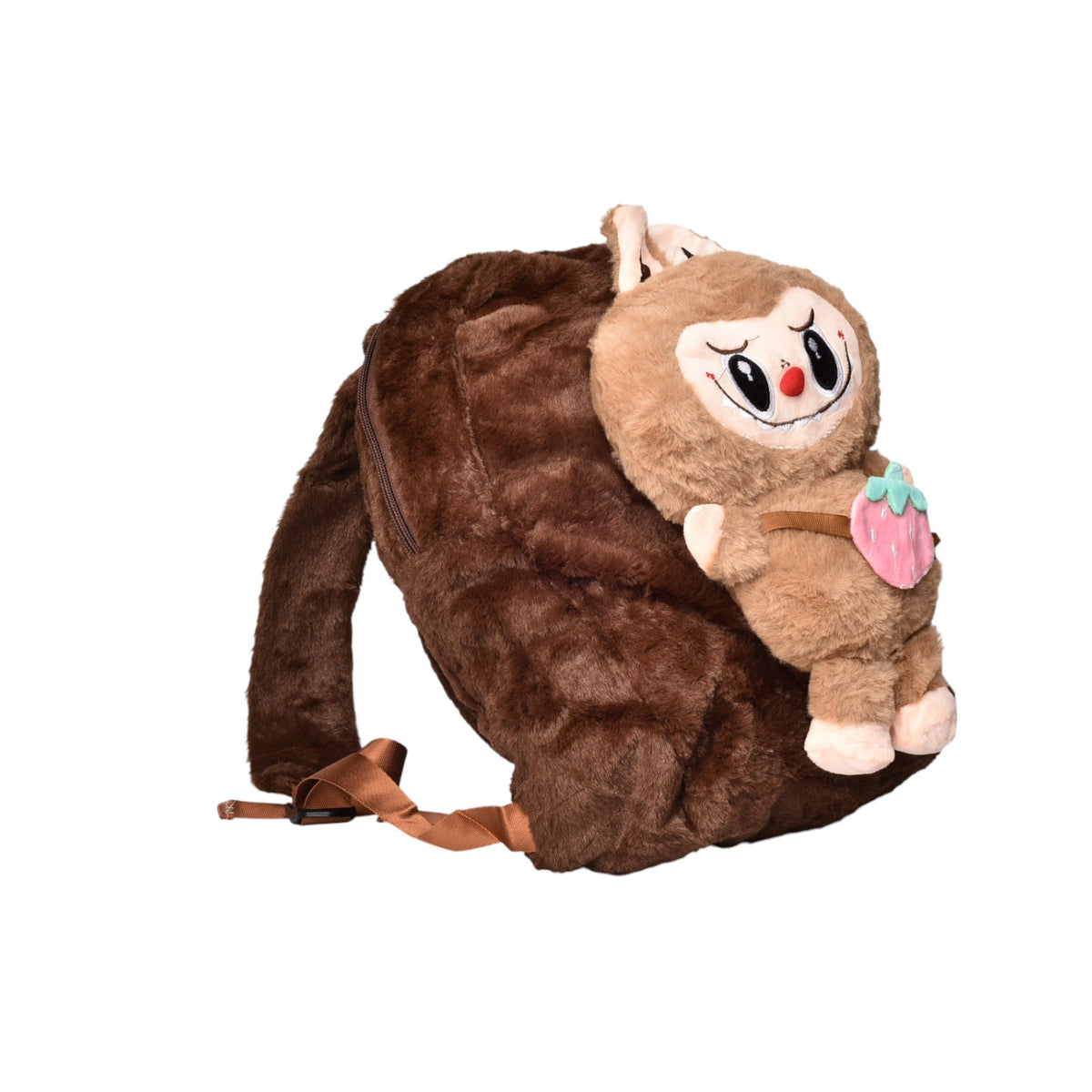 maleta morral personaje labubu pequeño infantil poliester dim:35x26x8
