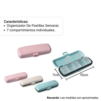 ORGANIZADOR DE PASTILLAS DIM:4x14
