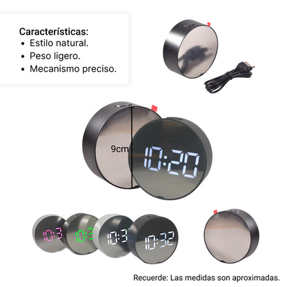 RELOJ DIGITAL REDONDO