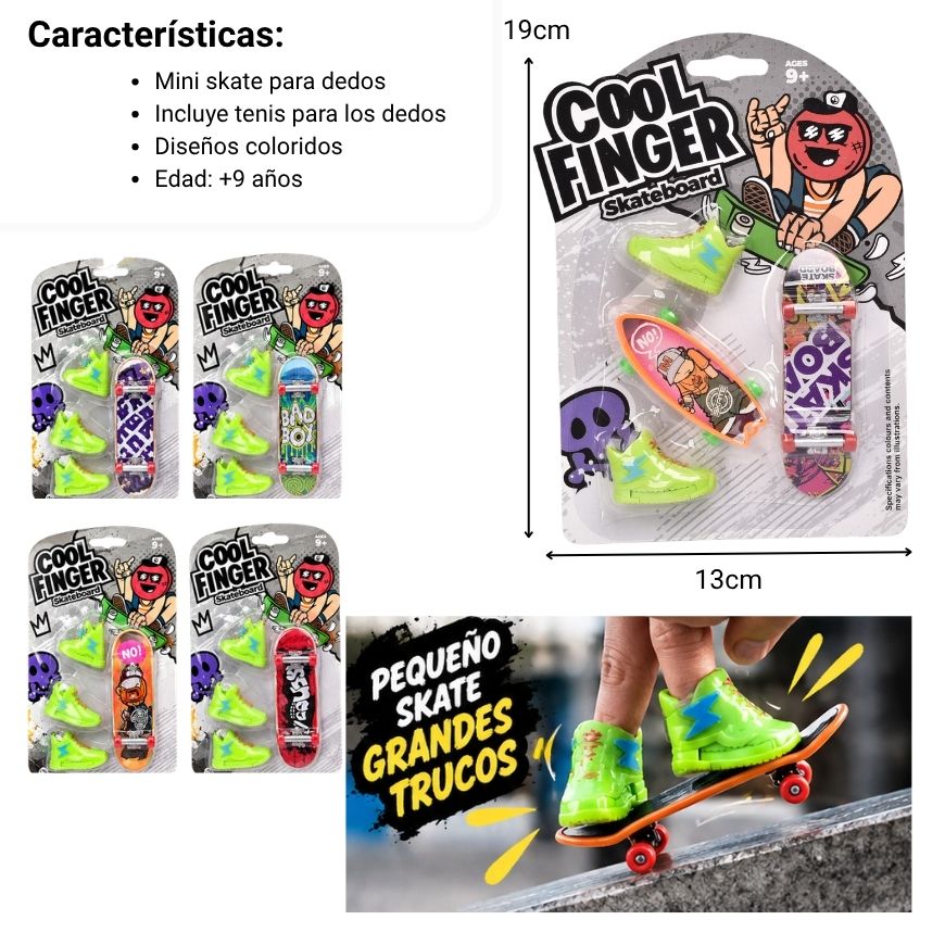 set de patinetas plastico dim:19x13.5
