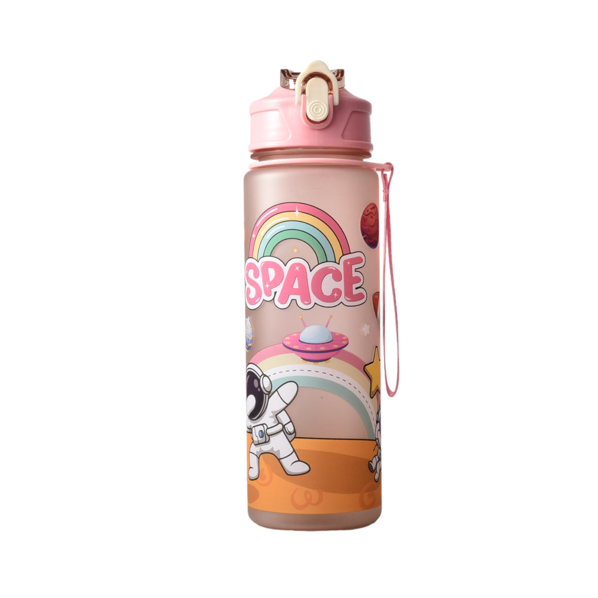 botella de agua 650ml plastico astronauta