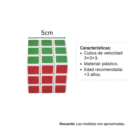 CUBO RUBIK 3X3 DIM:5.5*5.5*5.5CM