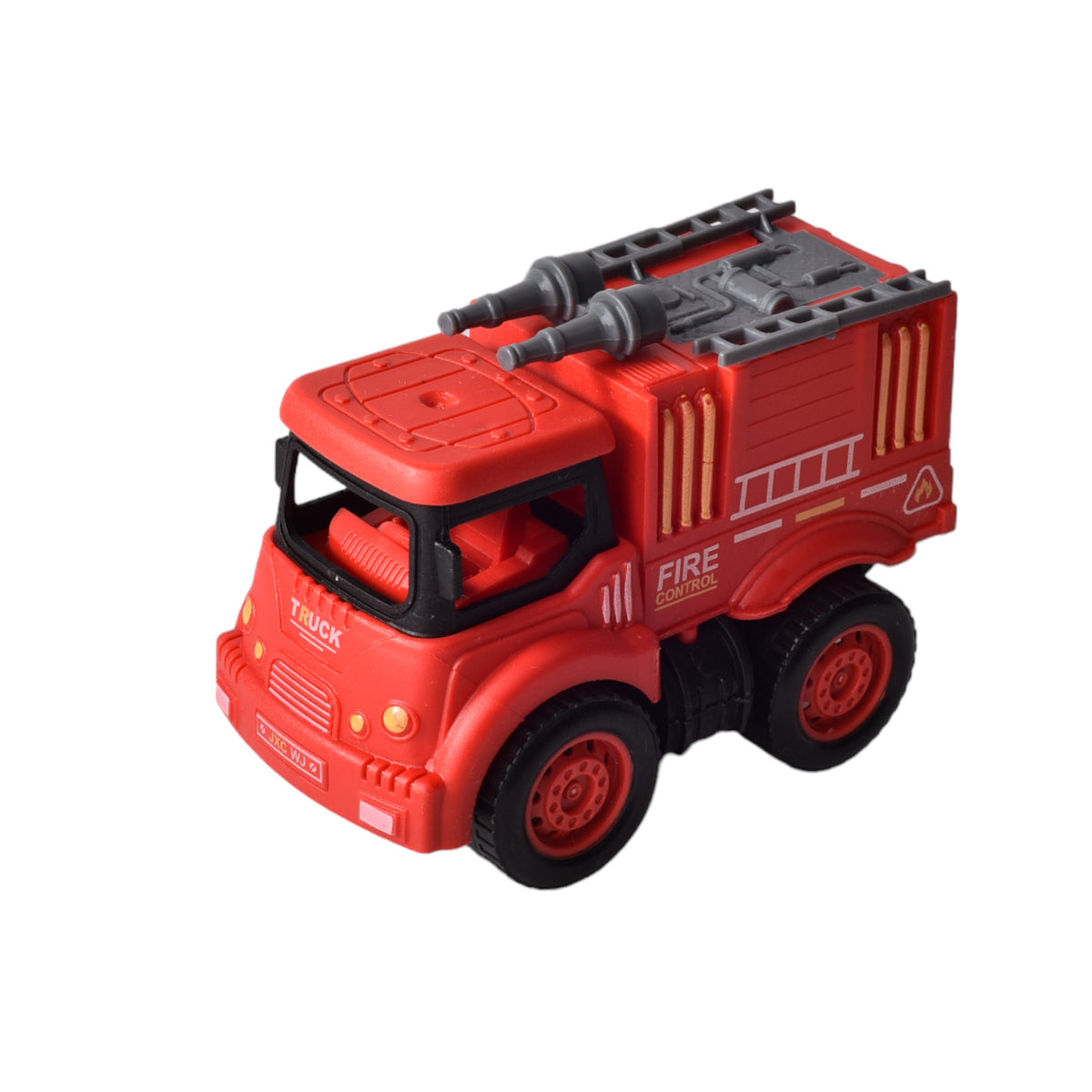 juguete set por 2 unidades carros de bomberos plasticos