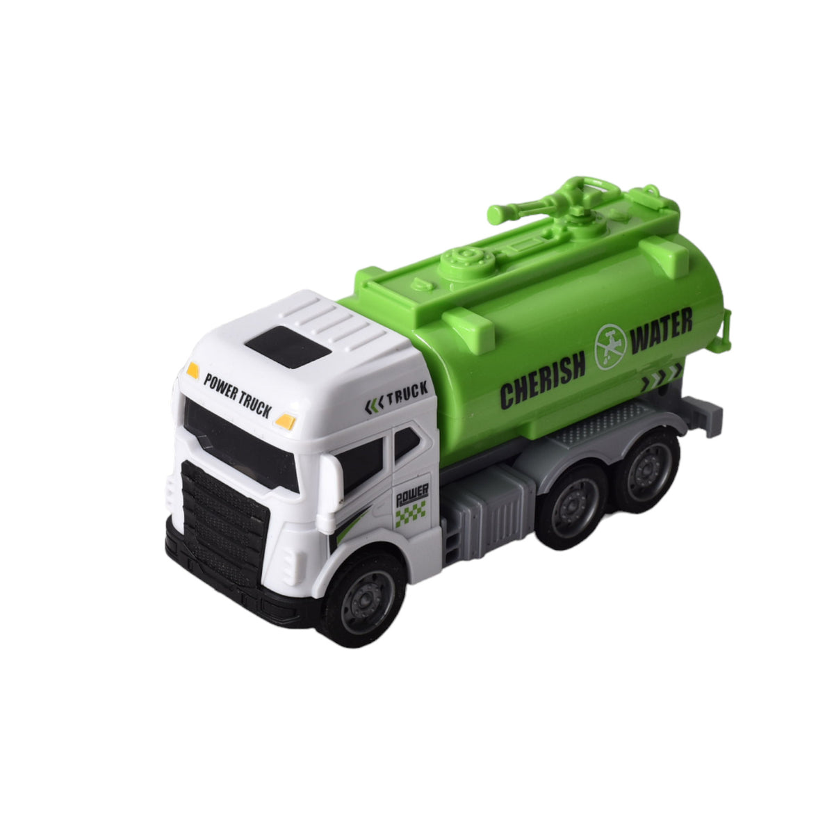 juguete carro de construccion color verde para niños plastic