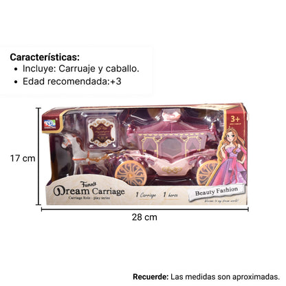 CARRUAJE DE MUÑECAS PARA NIÑAS DIM: 23x11x7