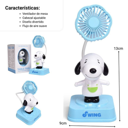 VENTILADOR PLASTICO CON CABLE USB PRJ DIM: 18.7X11.5CM