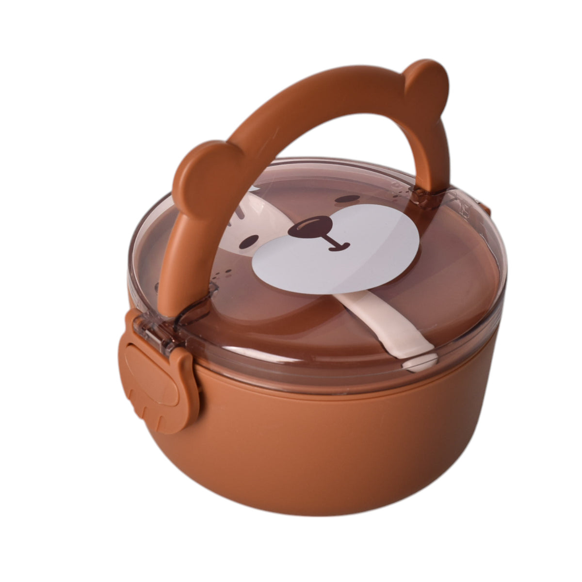 portacomida plastico diseño osos con cubierto 1000ml dim:14*