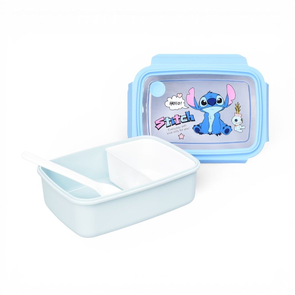 portacomida plastico 880ml personaje azul dim:18x13x6