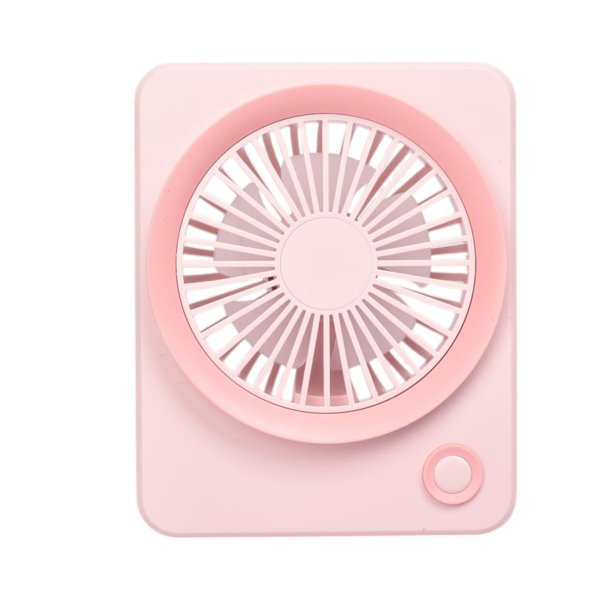 ventilador cuadrado plastico recargable dim:11x9x4
