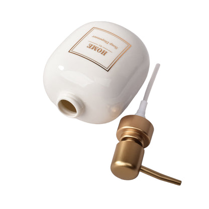 DISPENSADOR PARA JABON LIQUIDO CERAMICA FORMA CUADRADA