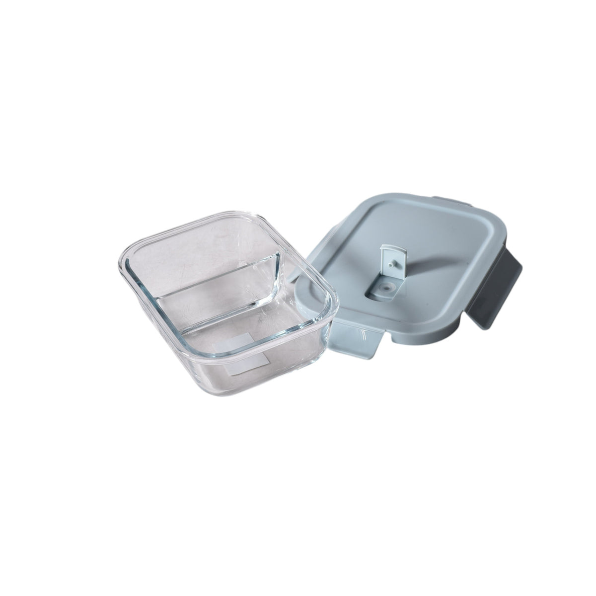 portacomida de  vidrio 700ml con division