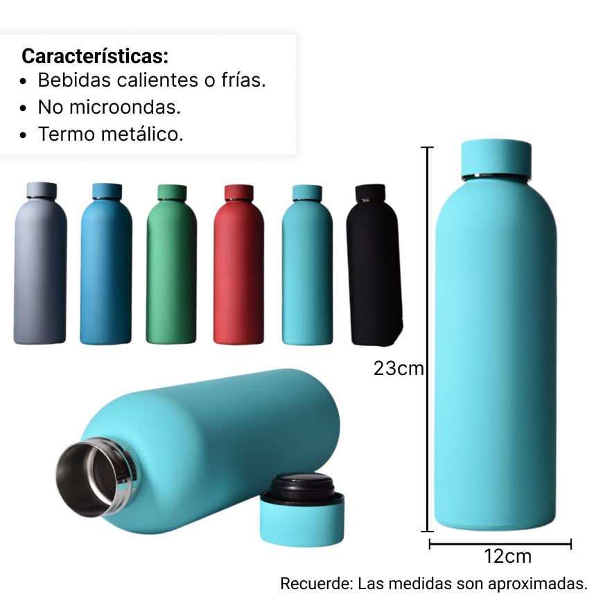 termo metalico 500ml