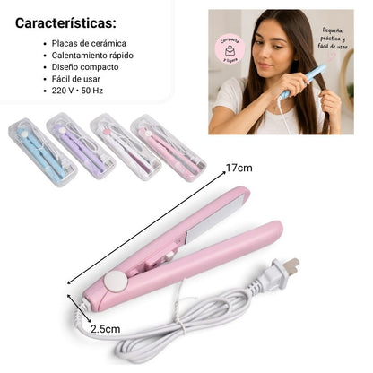 PLANCHA CABELLO DIM:17.5X2.5CM