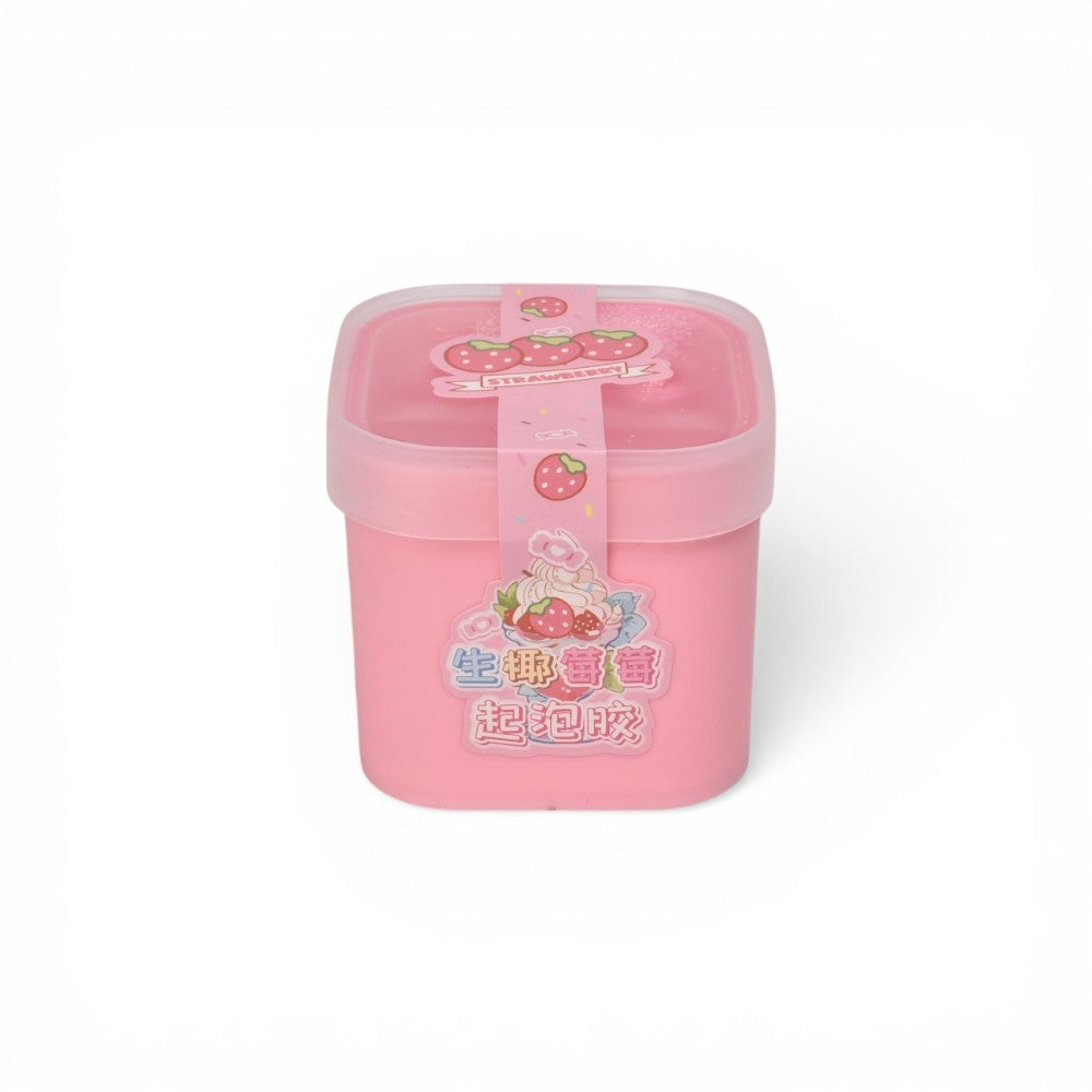 slime gel moldeable rosado dim: 6x6x6
