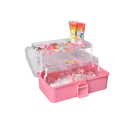 JUGUETE KIT DE ARTE CON ACCESORIOS PLASTICO DIM:26X12X17