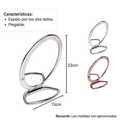 ESPEJO OVALADO TOCADOR DIM:23*13CM