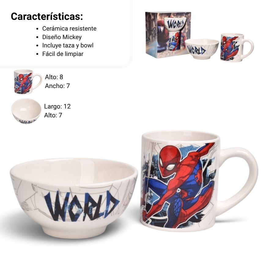 set vajilla ceramica prj 240ml