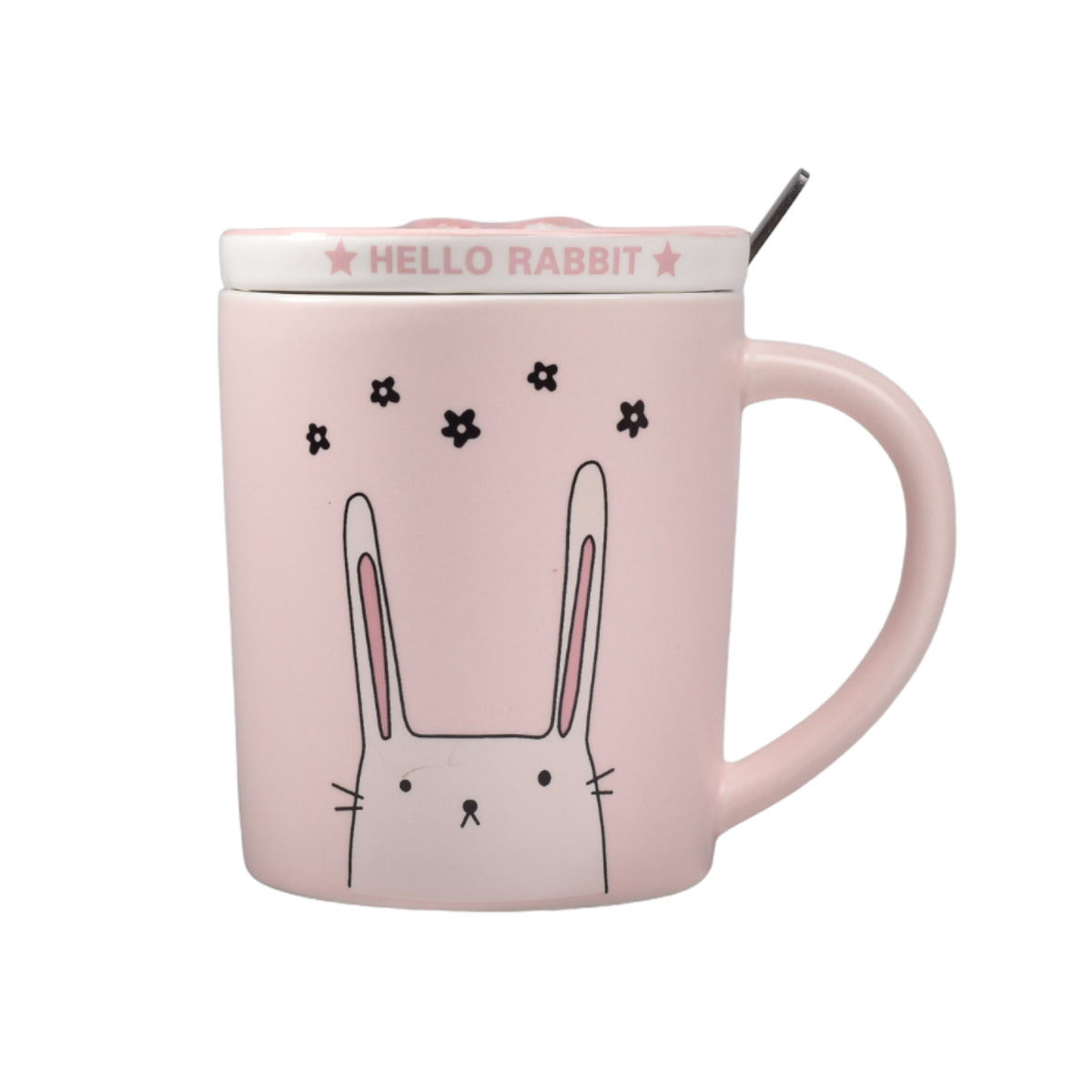 mug pocillo con cuchara ceramica