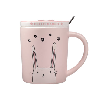 MUG POCILLO CON CUCHARA CERAMICA
