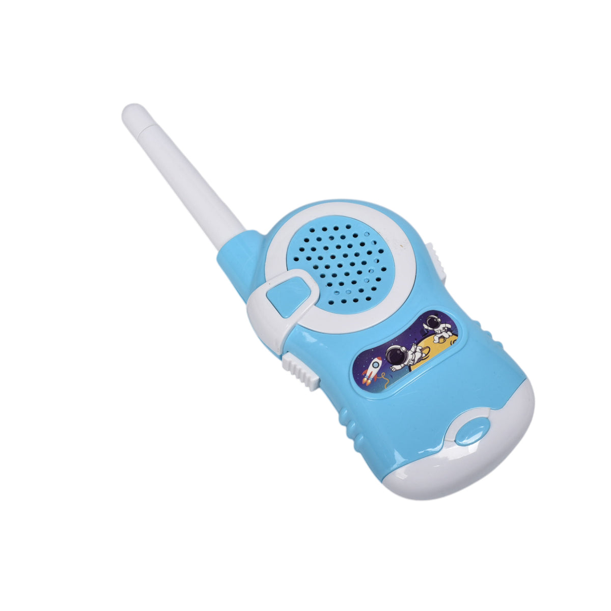 walkie talkie azul para niños dim:20x30x3