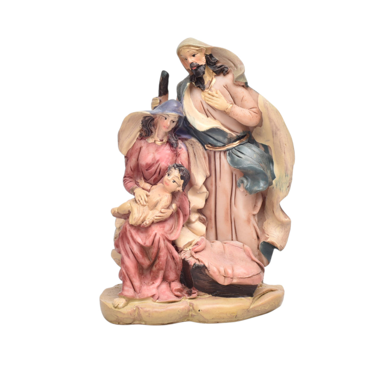 adorno figura de pesebre resina dim:11x6x6