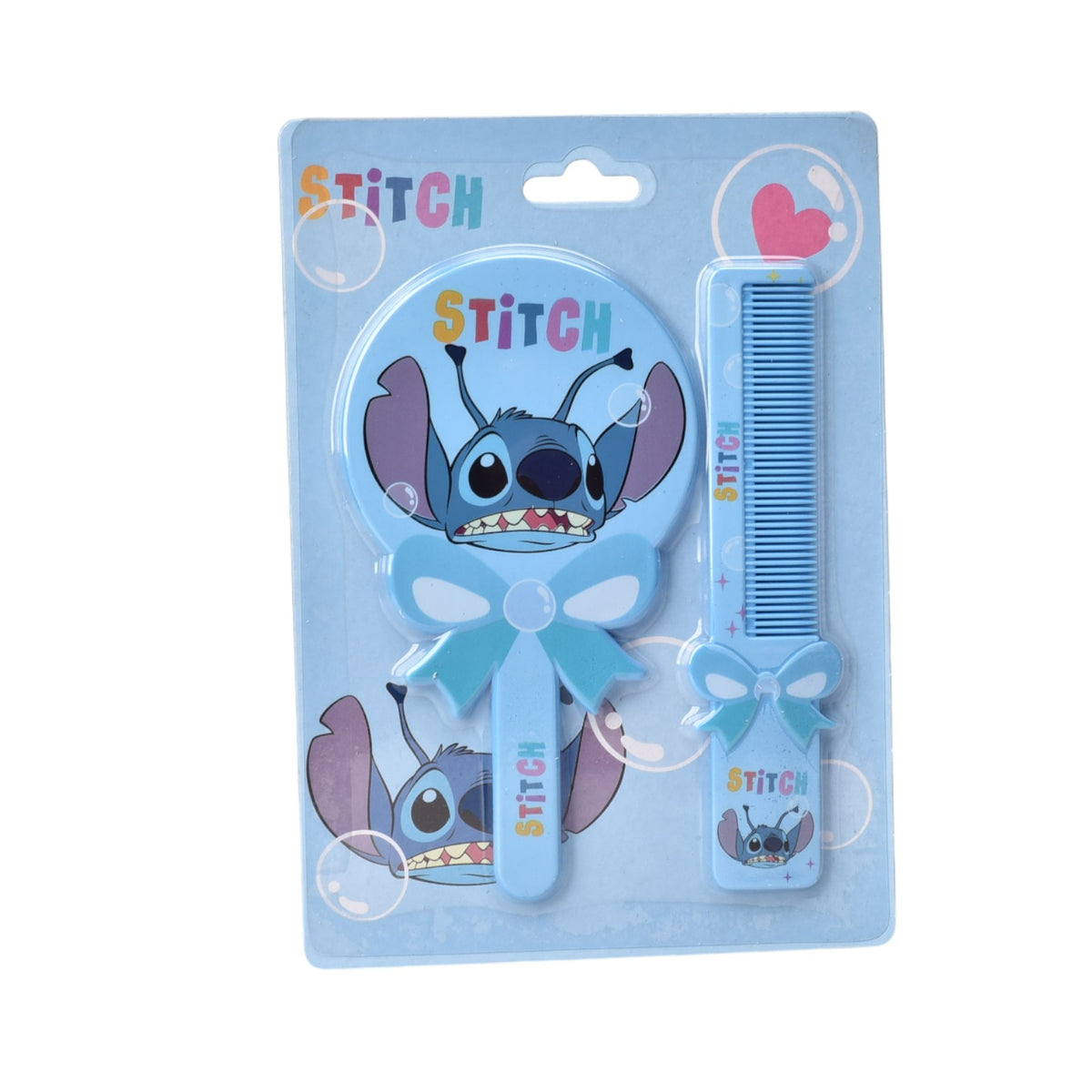 peinilla con espejo plastico personaje stich dim:13x18