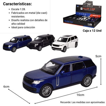 CAMIONETA COLECCIONABLE METALICA DIM: 16.5 x 7.1 x 6.5 cm