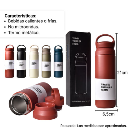 TERMO METALICO 500ML
