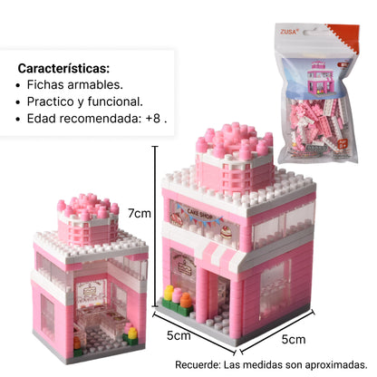 FICHAS DE ARMAR CASA MUÑECAS PARA NIÑAS