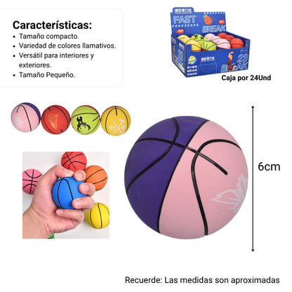 BOLA ELASTICA CAUCHO PEQUEÑA DIM:9X9X9