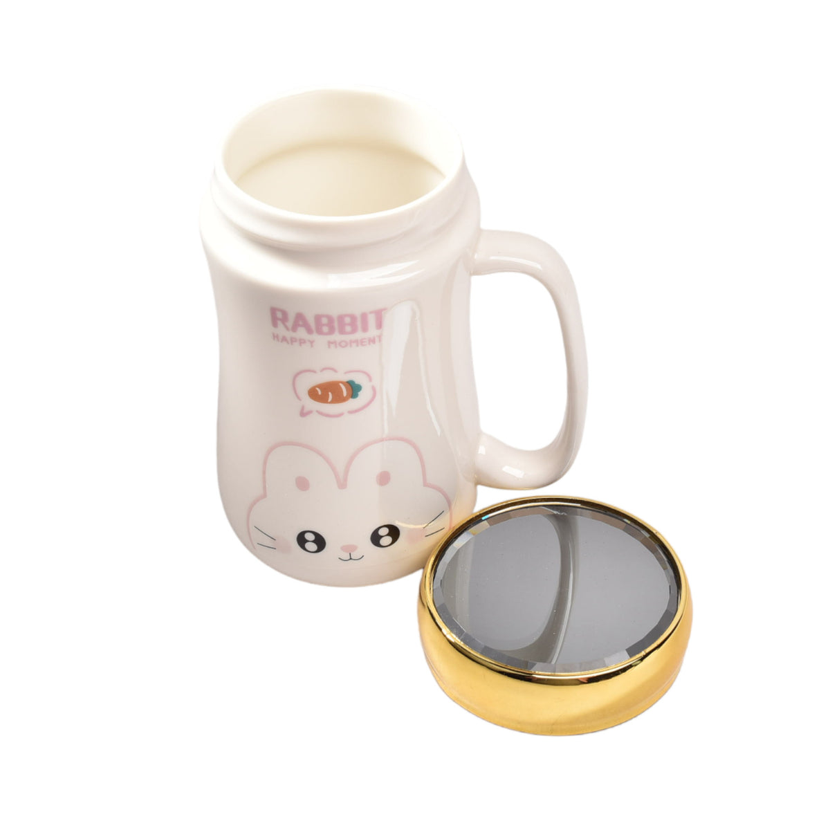 mug pocillo con tapa ceramica