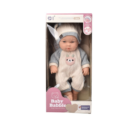 JUGUETE BEBE MUÑECA REALISTA DE CAUCHO DIM:16X10X34