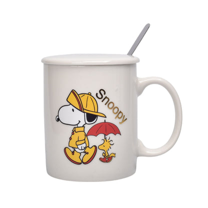POCILLO CERAMICA SNOOPY PERSONAJE 350ML DIM:10X7