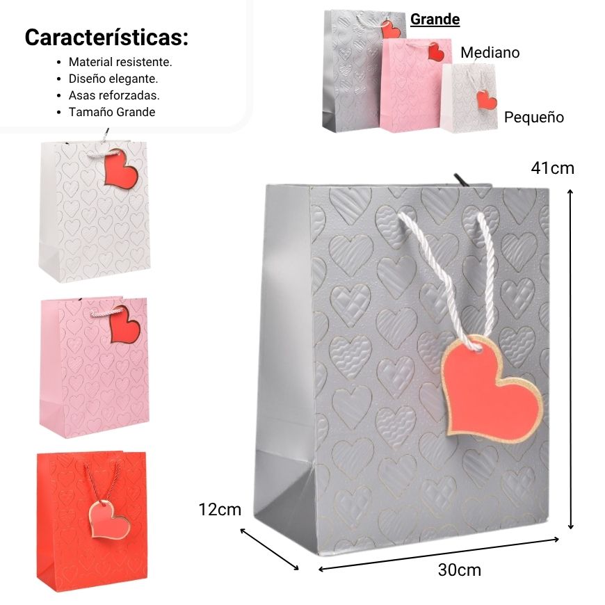 bolsa regalo l qzgzd-6668a dim:30x41,5x12cm