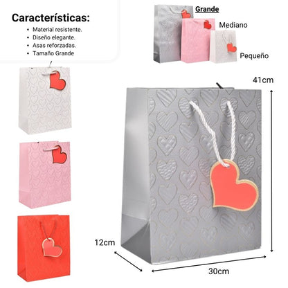 BOLSA REGALO L QZGZD-6668A DIM:30X41,5X12CM
