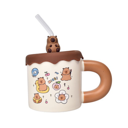 MUG POCILLO CERAMICA DISEÑO CAPYBARA 400ML DIM:8X8X8