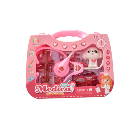 JUGUETE SET MEDICO VETERINARIO MALETA NIÑAS DIM:27x22x6
