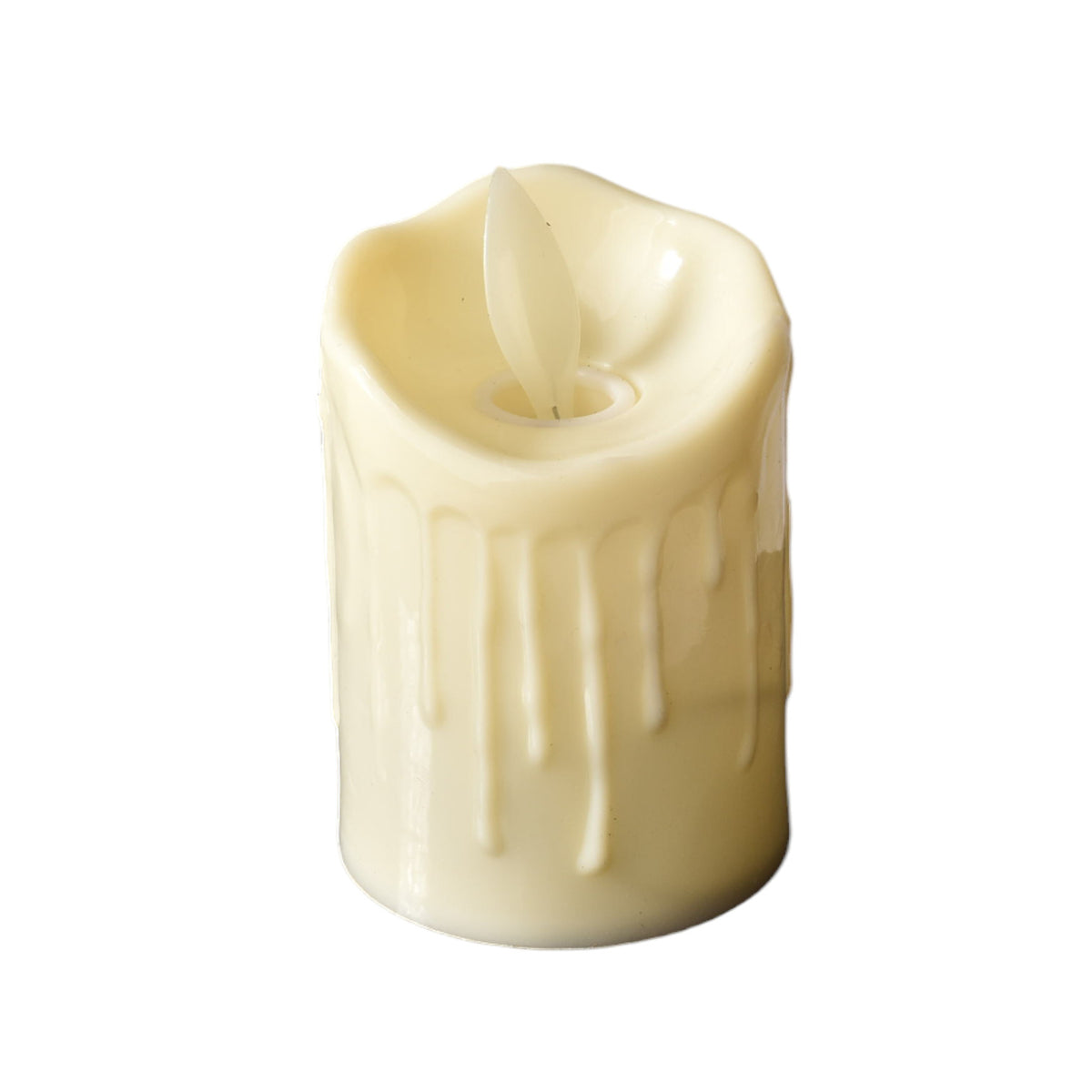 vela x 12und decorativa plastica de pila dim:5x5x7