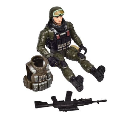 MUÑECO MILITAR PLASTICO DIM: 31*6*17CM