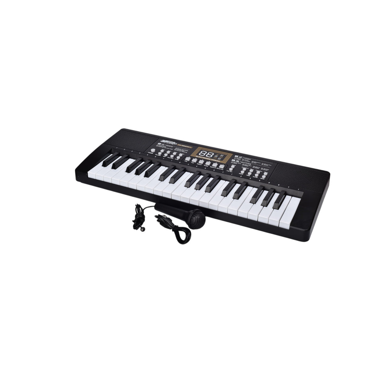 juguete piano con sonido y accesorios dim:55x20x6