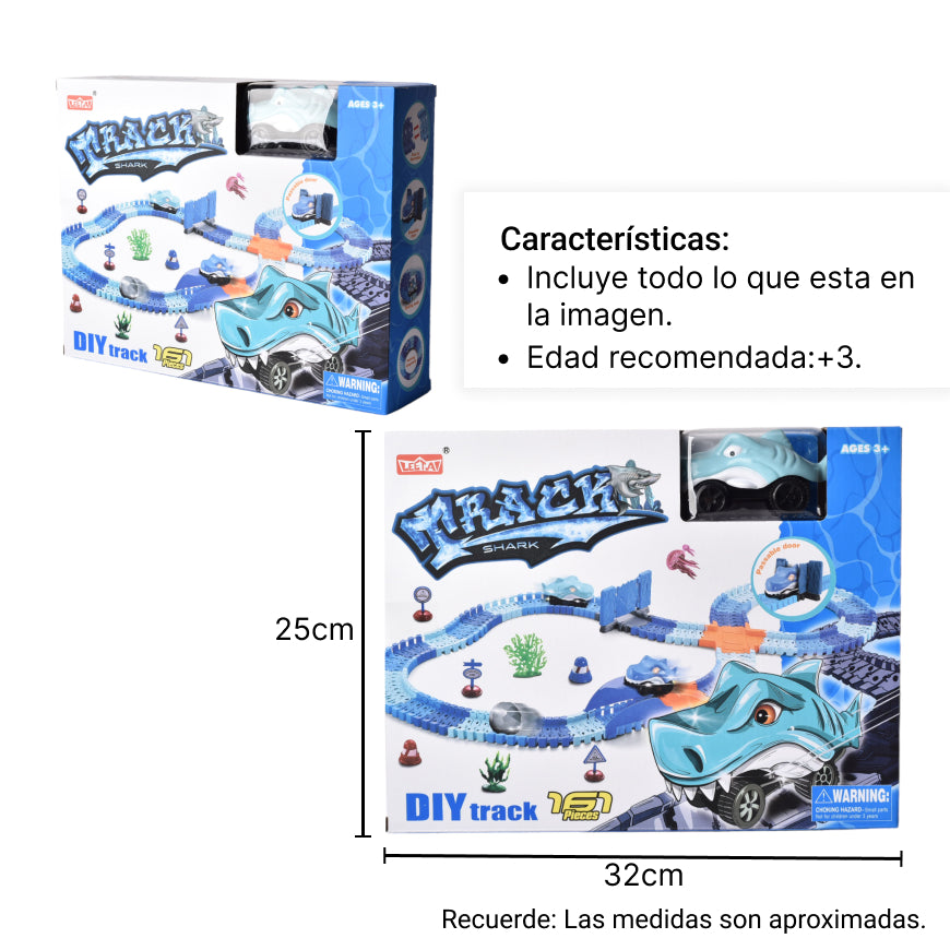 pista juguete didactico para niños plastico