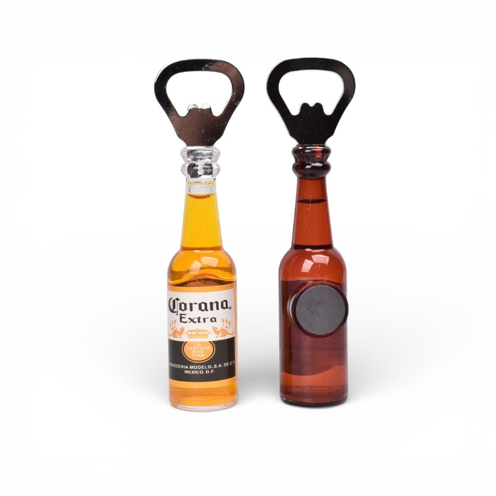 destapador plastico con iman forma botella cerveza dim: 14x3x2